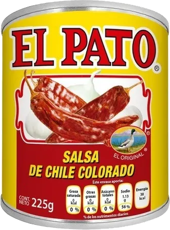 SALSA DE CHILES ADOBADOS EL PATO 48/225 GR
