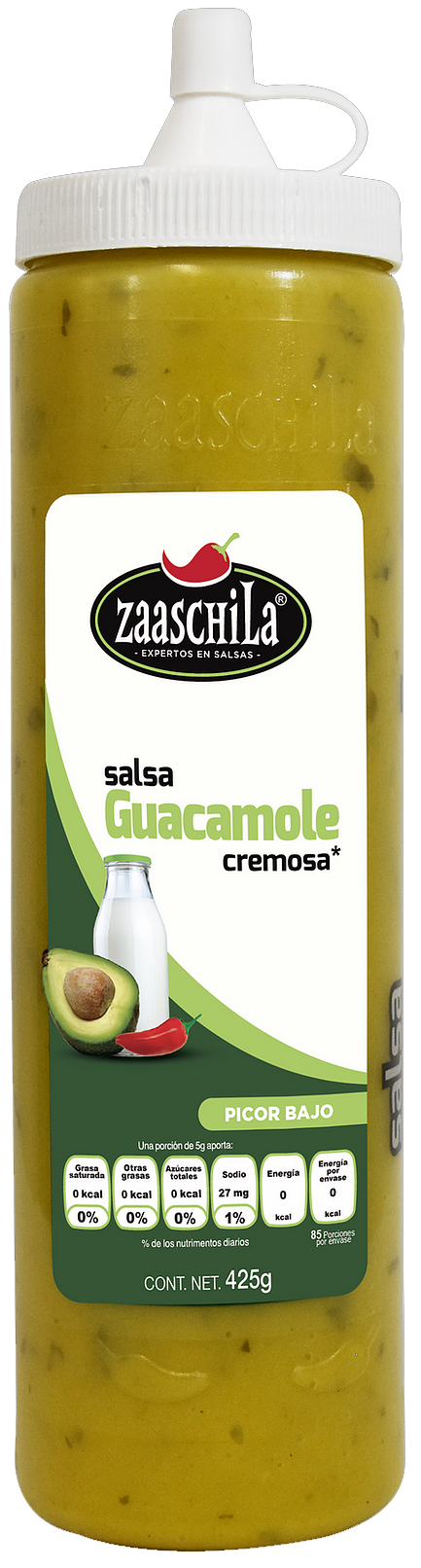 SALSA GUACAMOLE & SERRANO ZAASCHILA 6/425 GR