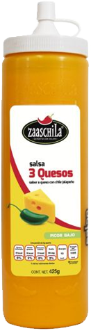 SALSA 3 QUESOS Y JALAPEÑO ZAACHILA 6/425 GR