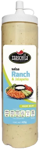 SALSA RANCH /JALAPEÑO ZAASCHILA 6/425 GR