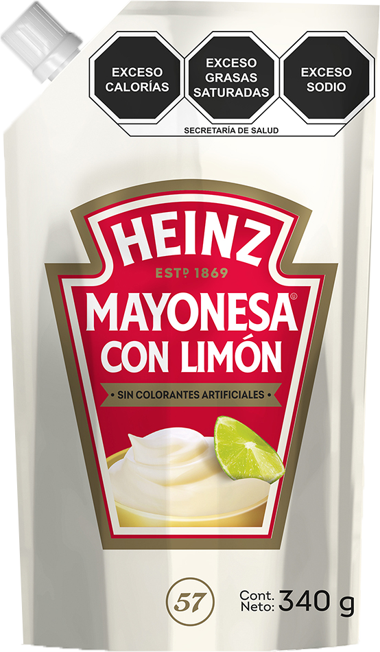 MAYONESA CON LIMON DOYPACK HEINZ 24/340G