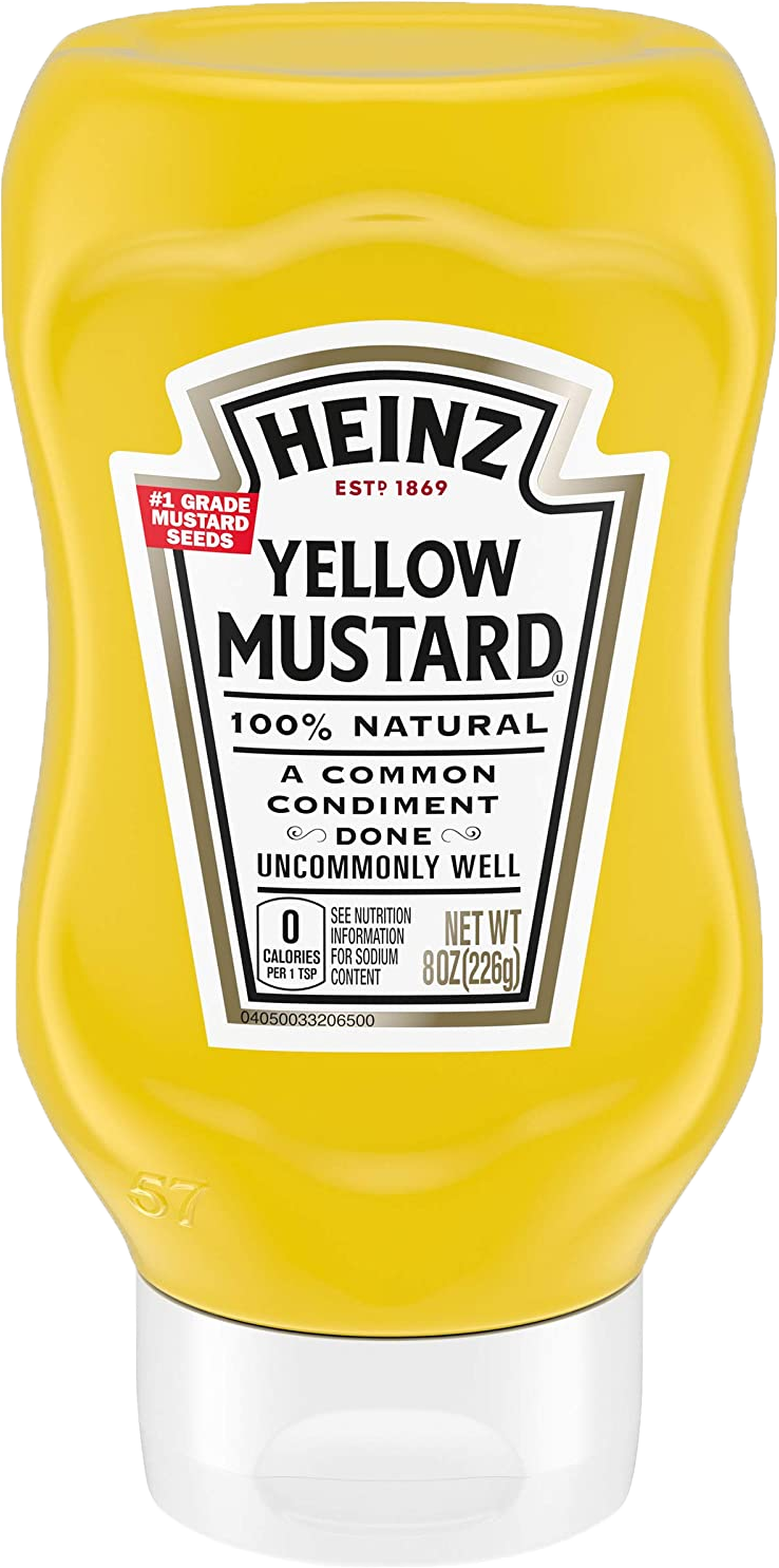 MOSTAZA BOTELLA HEINZ 16/8OZ