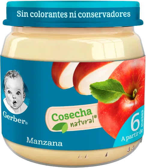 COMIDA BEBE MANZANA 2DA ETAPA GERBER 24/100GR