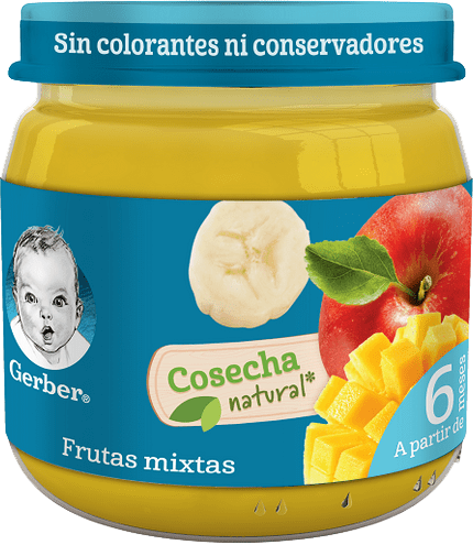 COMIDA BEBE FRUTAS MIXTAS 2DA ETAPA GERBER 24/100GR