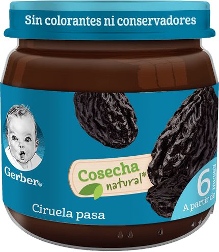 COMIDA BEBE CIRUELA PASA 2DA ETAPA GERBER 24/100GR