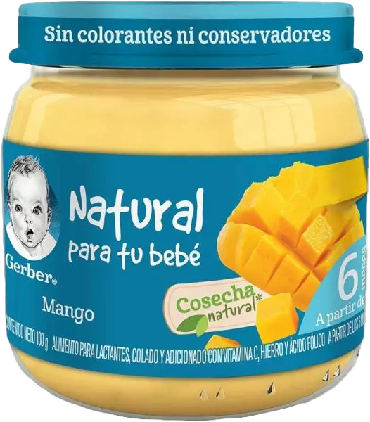COMIDA BEBE MANGO 2DA ETAPA GERBER 24/100GR