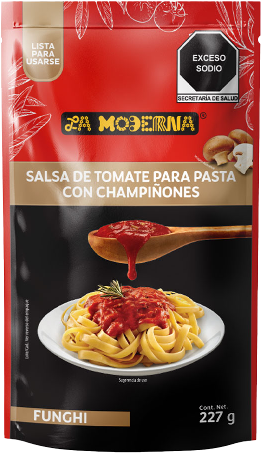 SALSA P/PASTA FUNGHI LA MODERNA 12/227GR