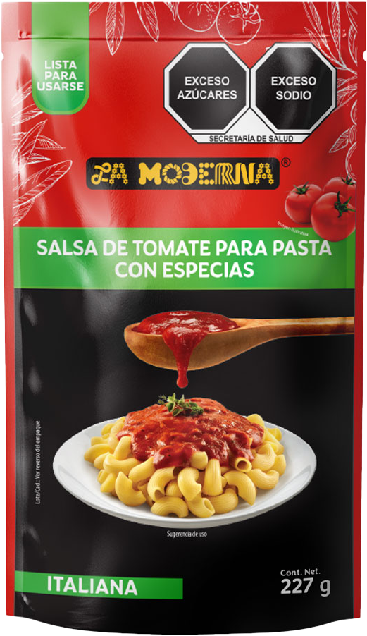 SALSA P/PASTA ITALIANA LA MODERNA 12/227GR