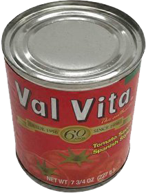 SALSA DE TOMATE VALVITA LATA 24/227GR