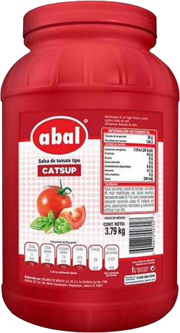 SALSA CATSUP ABAL 4/3.8KG
