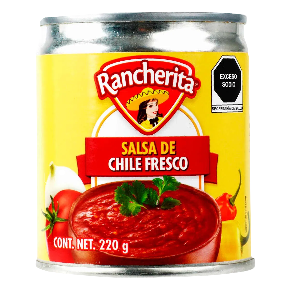 SALSA CHILE FRESCO RANCHERITA 12/220GR