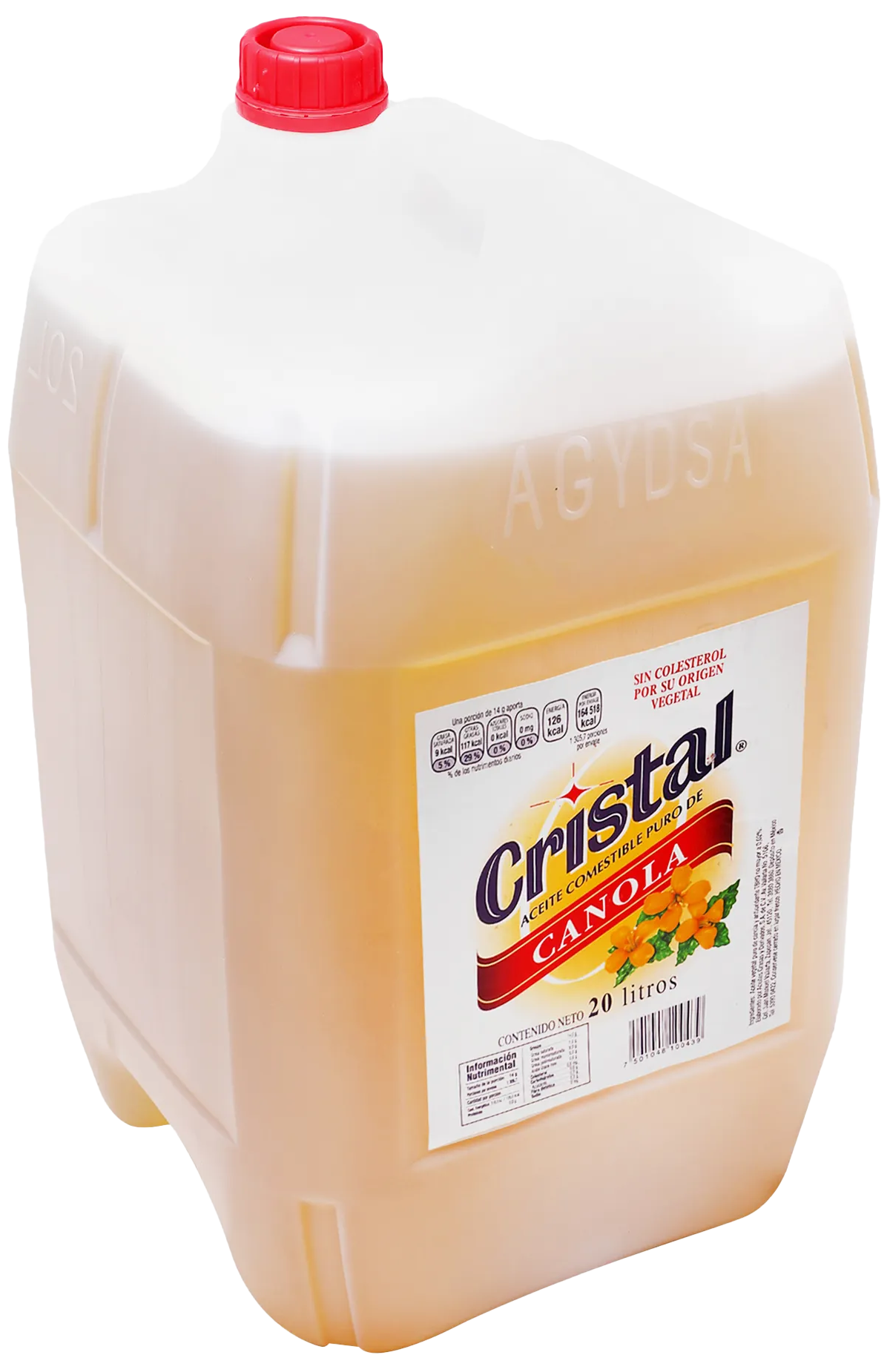 ACEITE CRISTAL DE CANOLA 1/20 LT