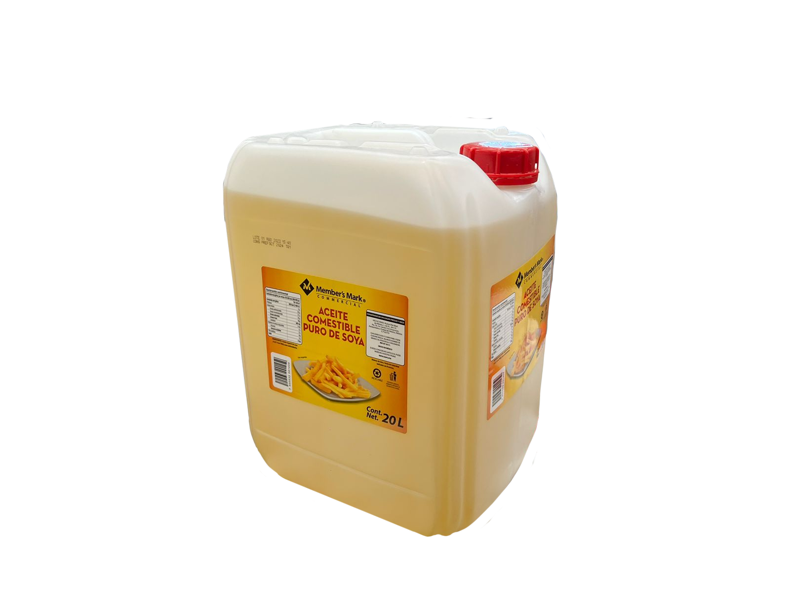 ACEITE VEGETAL MEMBER'S MARK PURO DE SOYA 20L