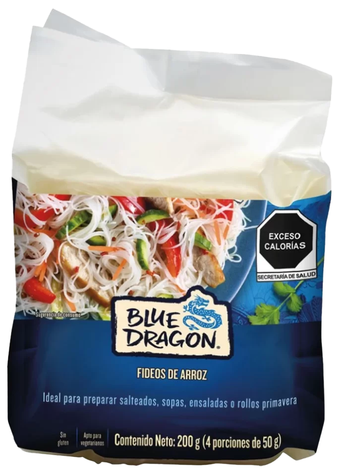 PASTA BLUE DRAGON FIDEOS DE ARROZ 12/200GR