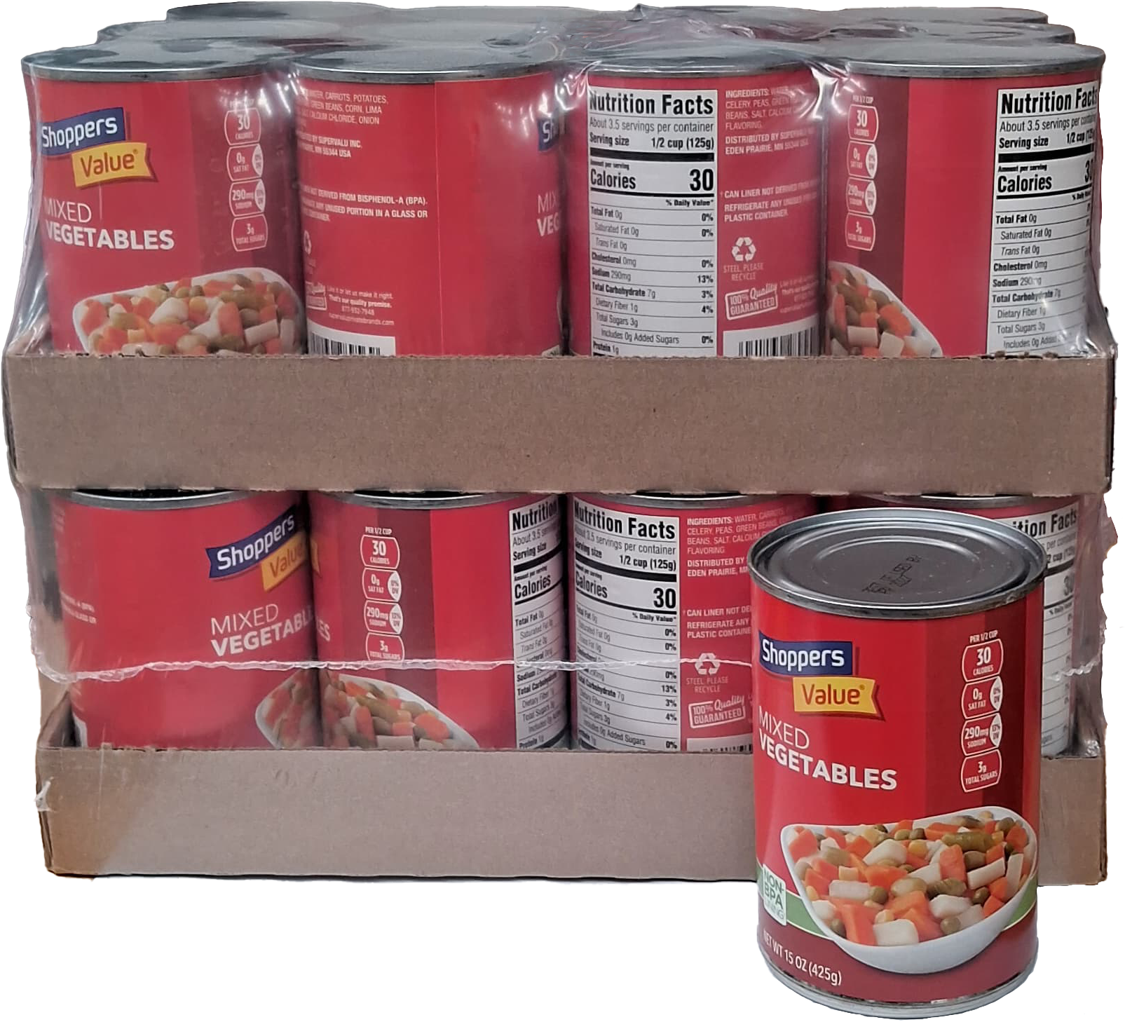 ENSALADA DE VERDURAS SHOPPER VALUE 24/15OZ