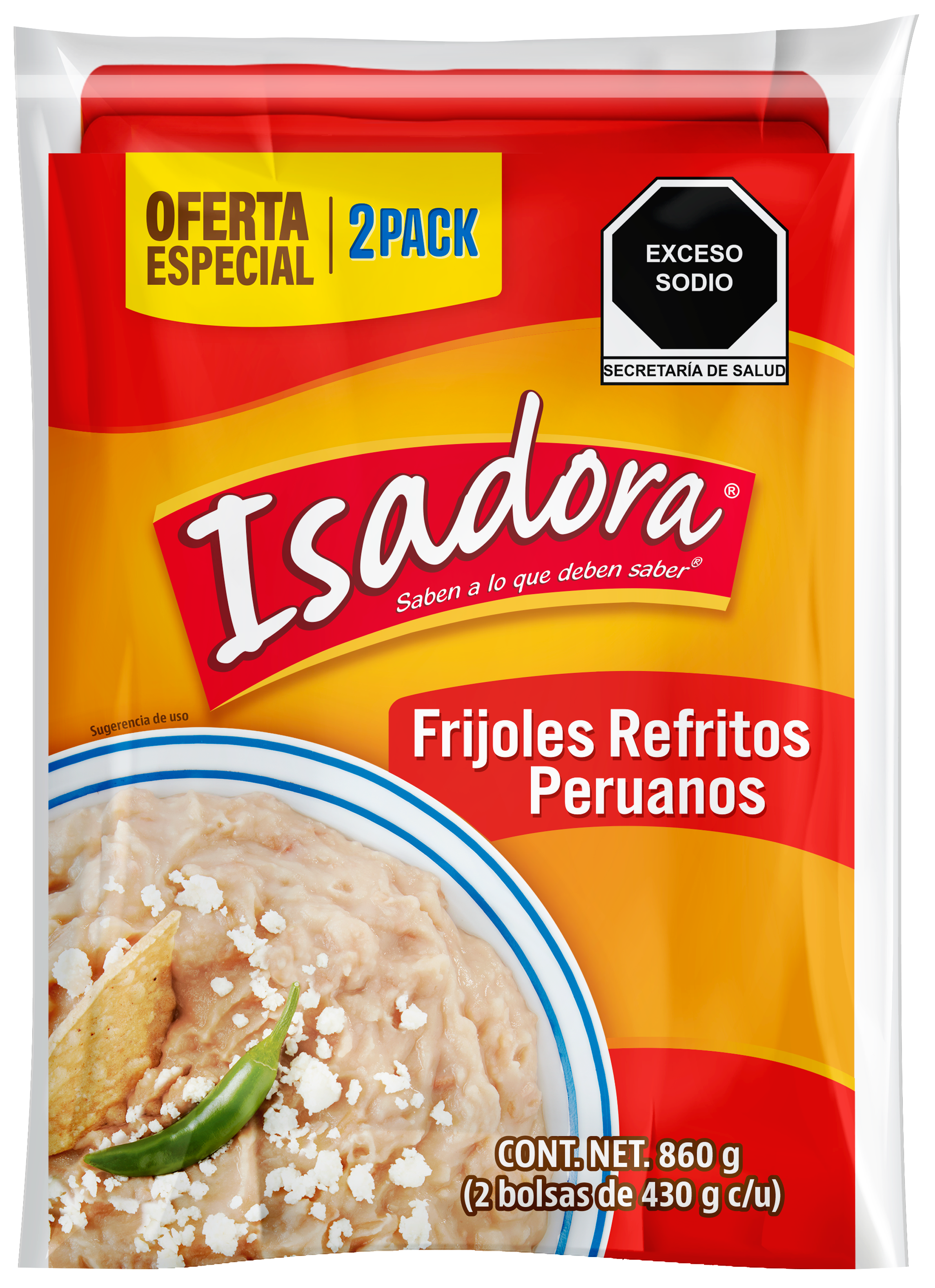 DUO PACK FRIJOLES REF. PERUANOS ISADORA 12/2/430 GR
