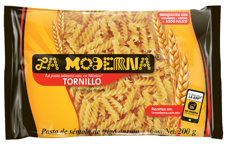 PASTA TORINILLO/ROTINI LA MODERNA 20/200 GR