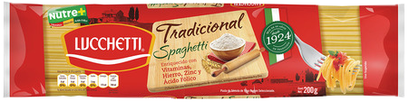 PASTA LUCCHETTI TRADICIONAL SPAGUETTI 20/200 GR