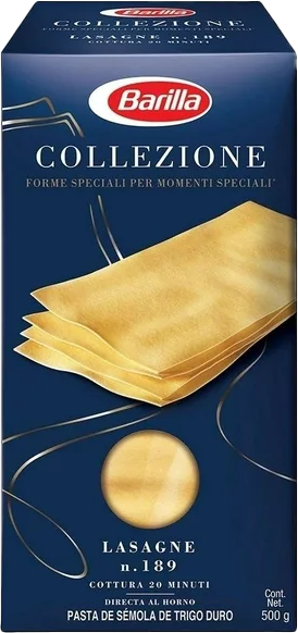 PASTA LASAGNA BARILLA 12/500 GR