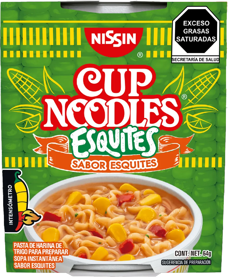 SOPA NISSIN CUP SABOR ESQUITES 12/64 GR