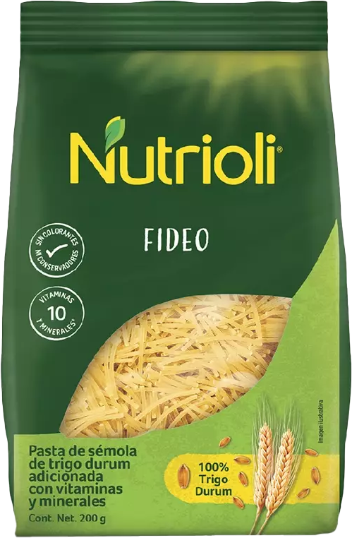SOPA FIDEO ESENCIAL NUTRIOLI 20/200GR