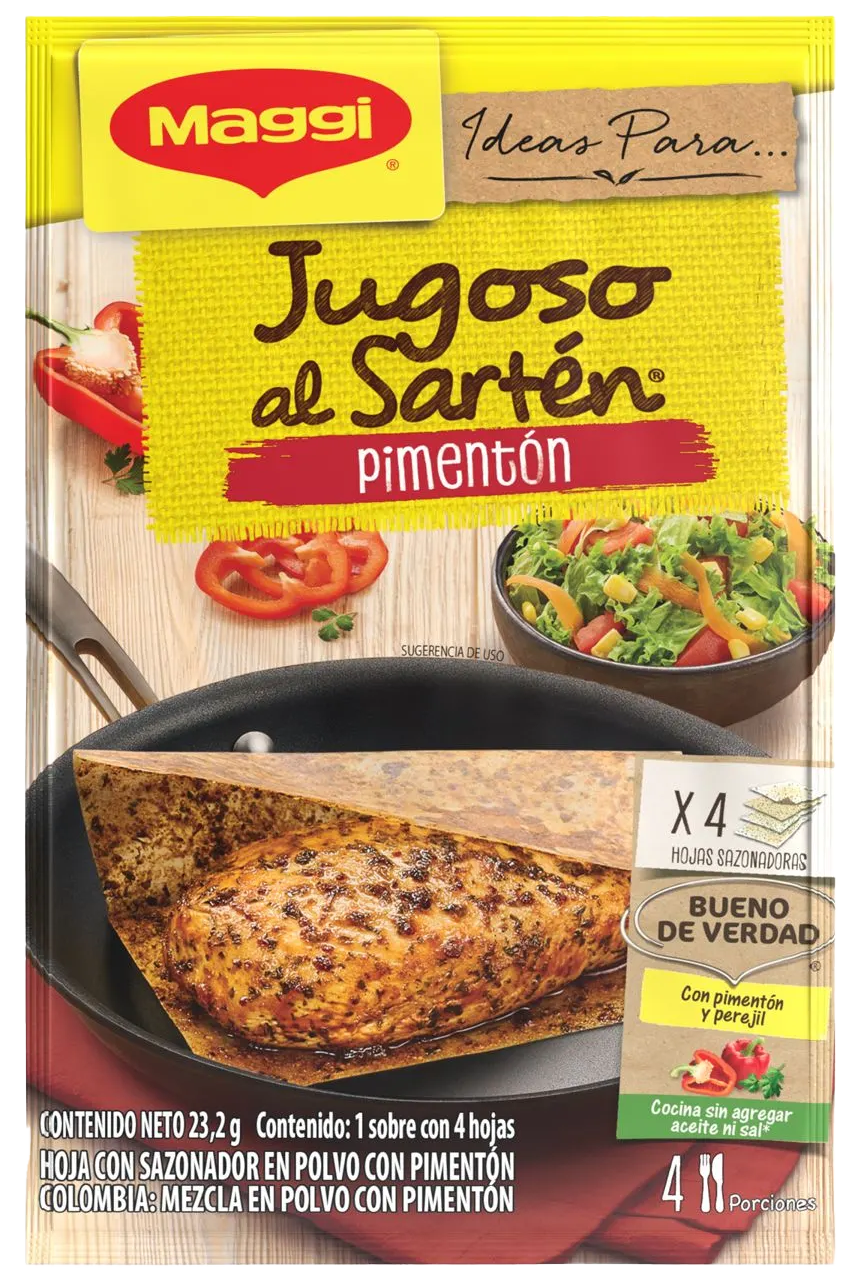 JUGOSO AL SARTEN POLLO A PIMENTO MAGGI 18/23.2 GR