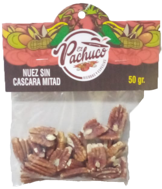 NUEZ S/CASCARA MITAD 50 GRS