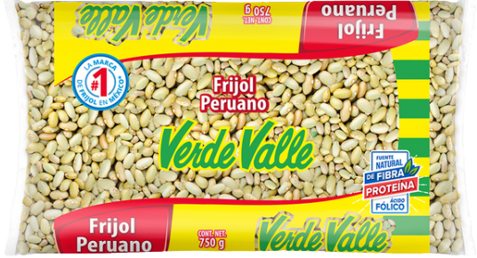 FRIJOL PERUANO VERDE VALLE 22/750GR