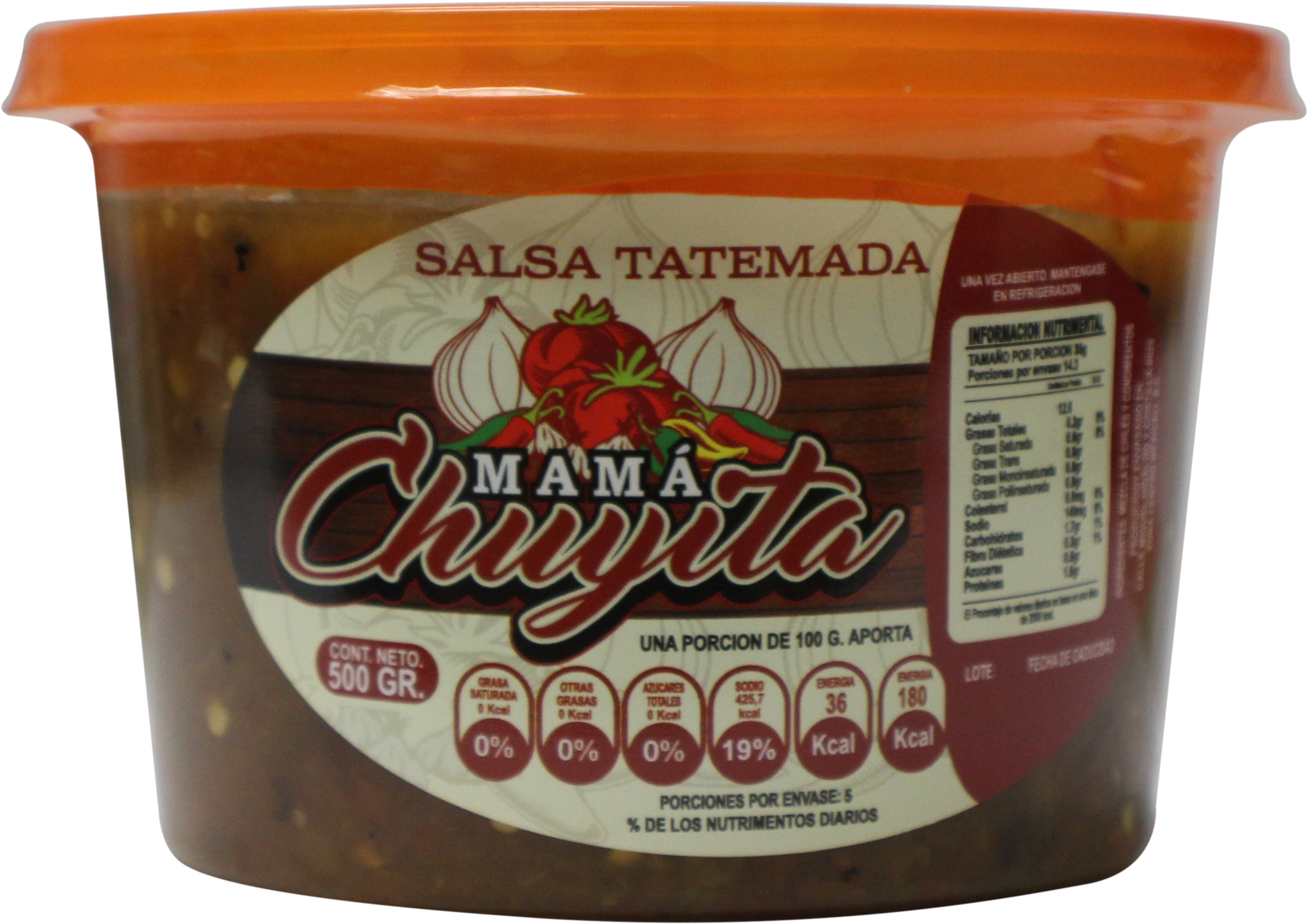 SALSA TATEMADA MAMA CHUYITA 500 GR