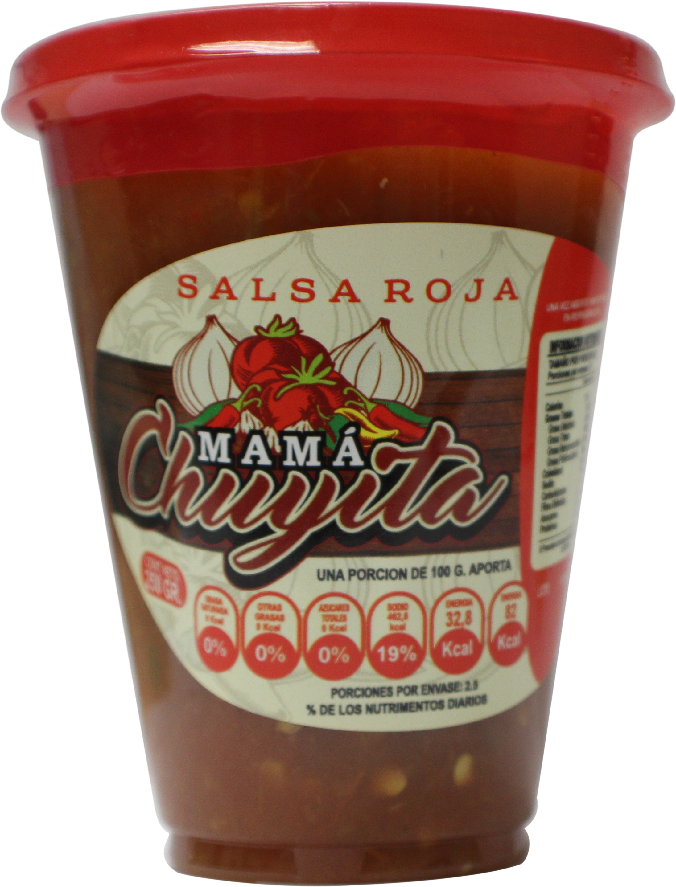 SALSA ROJA MAMA CHUYITA 250 GR
