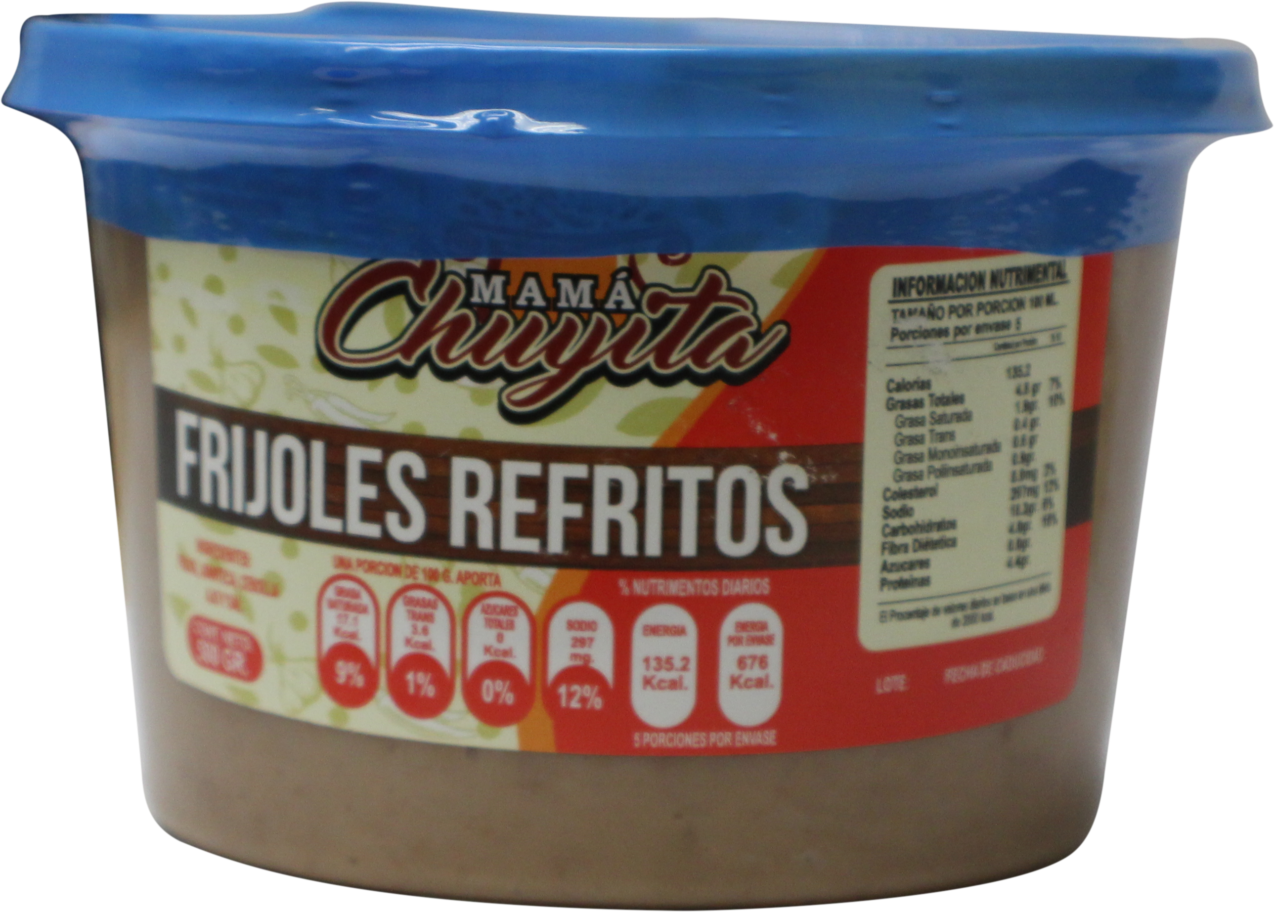 FRIJOLES REFRITOS MAMA CHUYITA 500 GR