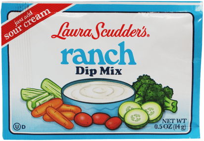 DIP MIX EN POLVO RANCH LAURA SCUDDERS 6/12/14 GR