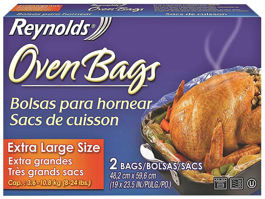 BOLSA P/HORNEAR EXTRA GRANDE REYNOLDS 24/2 BOLSAS