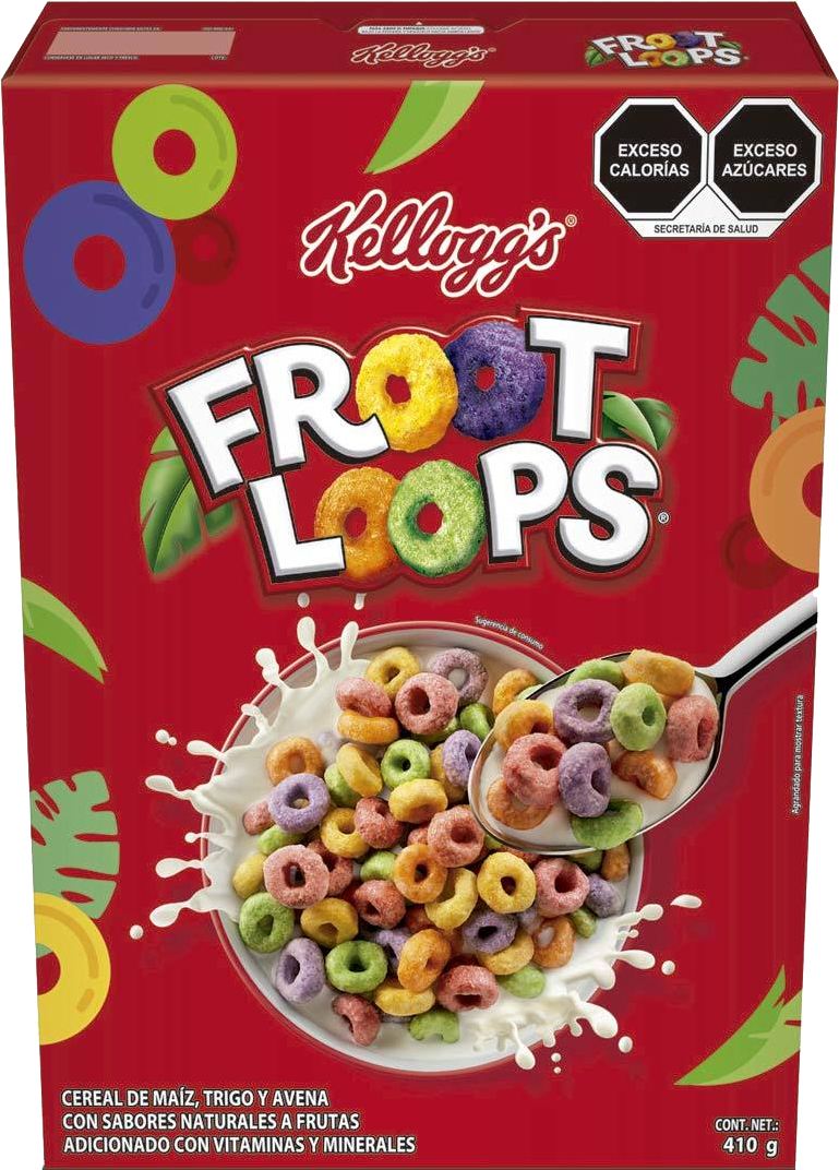 CEREAL FROOT LOOPS KELLOGGS 24/410 GR