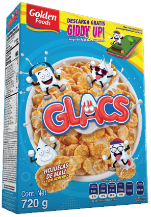 CEREAL GLACS GOLDEN FOODS 16/720 GR