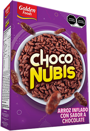 CEREAL CHOCO NUBIS GOLDEN FOODS 18/500 GR