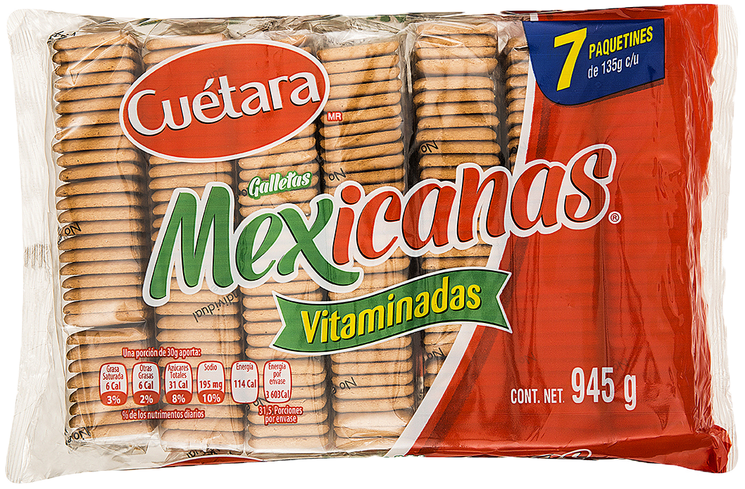 GALLETAS MEXICANAS CUETARA 6/945 GR
