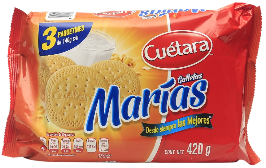 GALLETAS MARIAS CUETARA 20/420 GR
