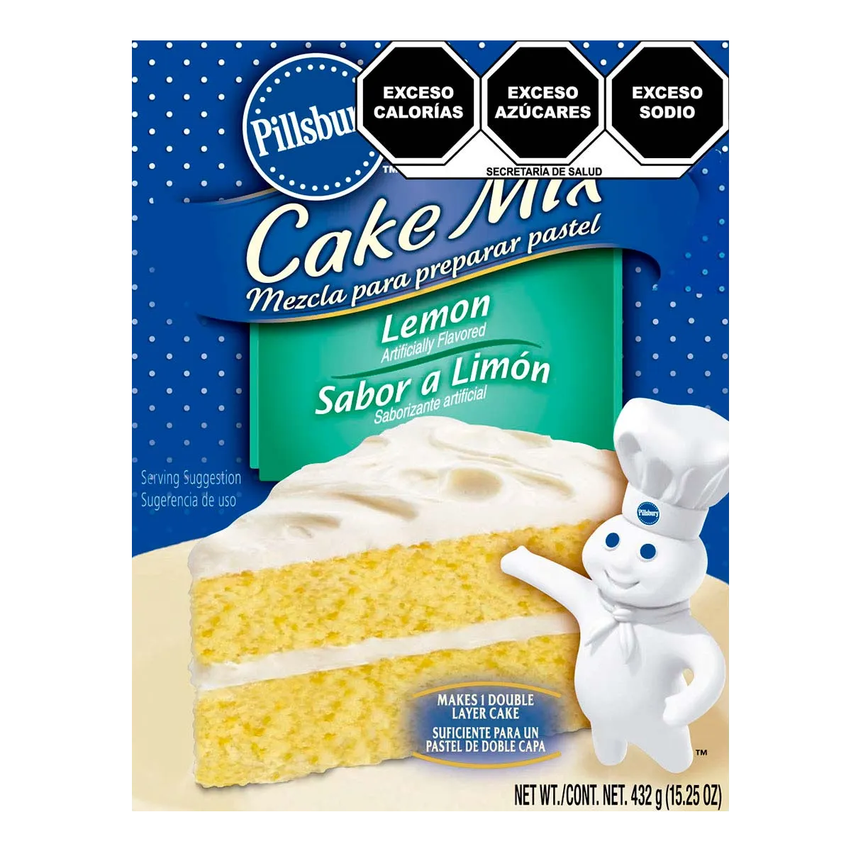 HARINA P/PASTEL PILLSBURY LIMON 12/15.25 OZ