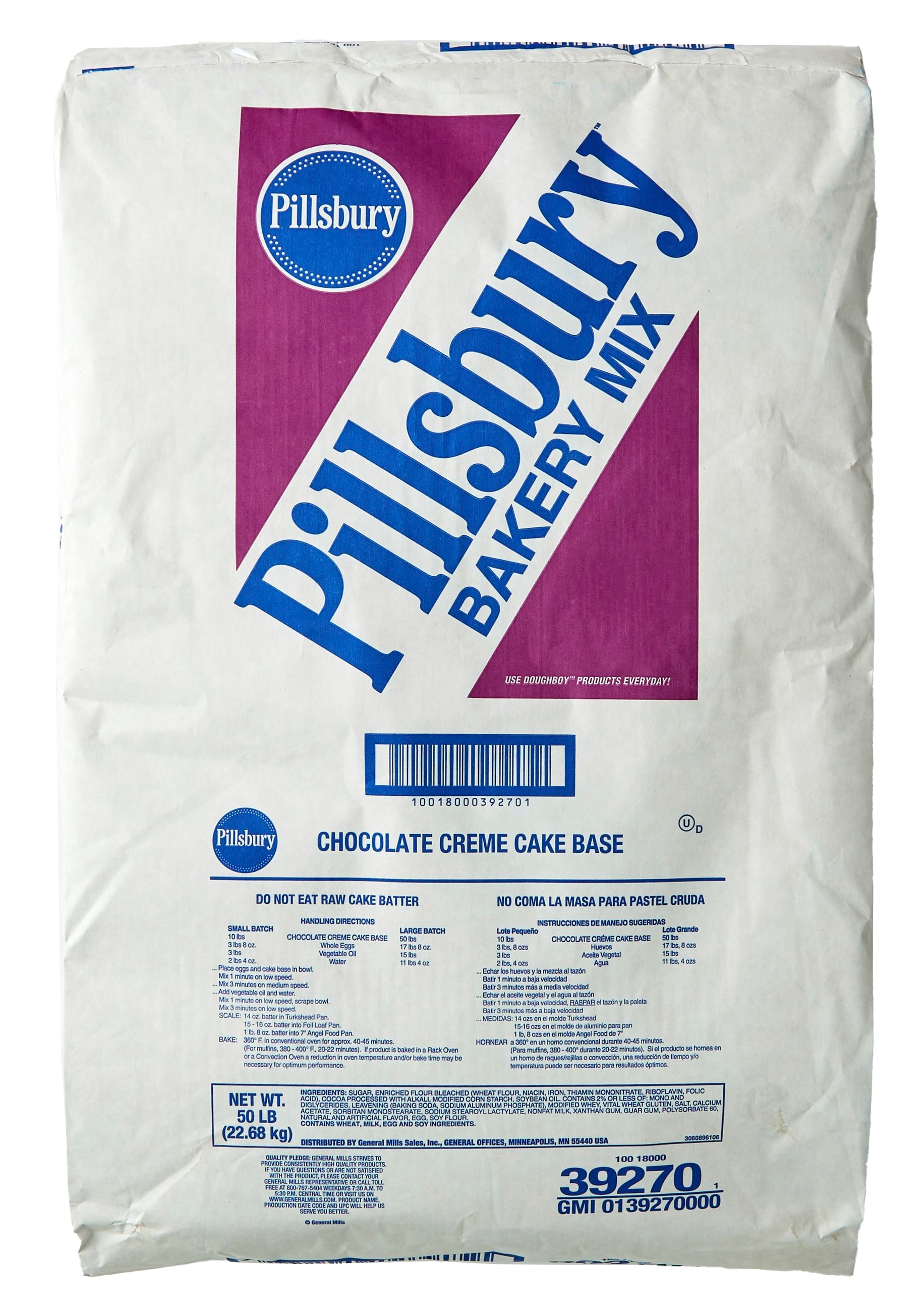 HARINA P/PASTEL PILLSBURY CHOCOLATE 50 LBS