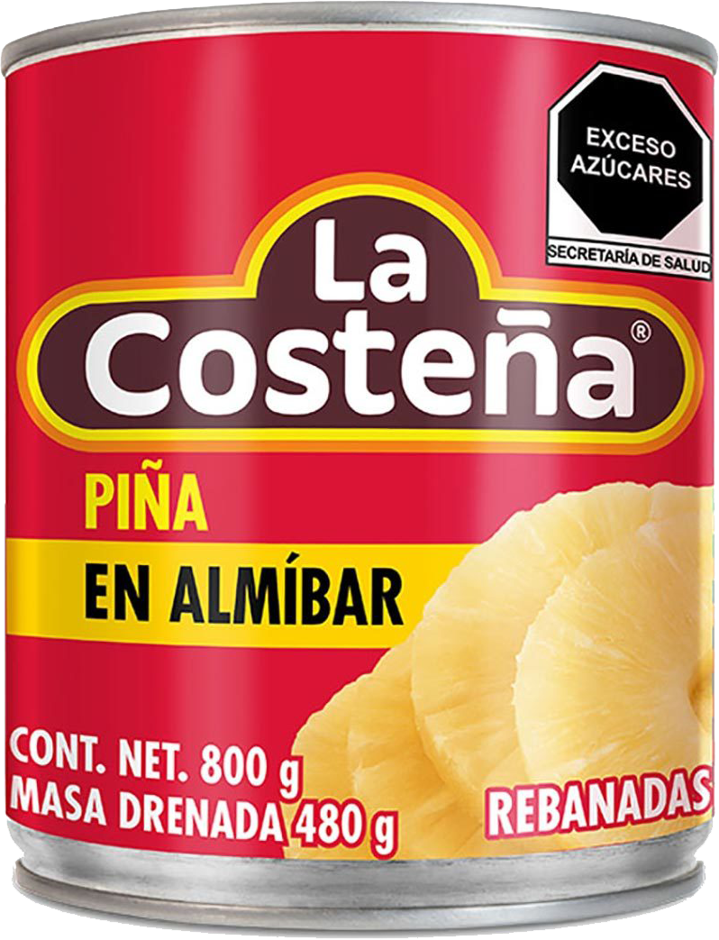 PIÑA EN REBANADAS LA COSTEÑA 12/800 GR.