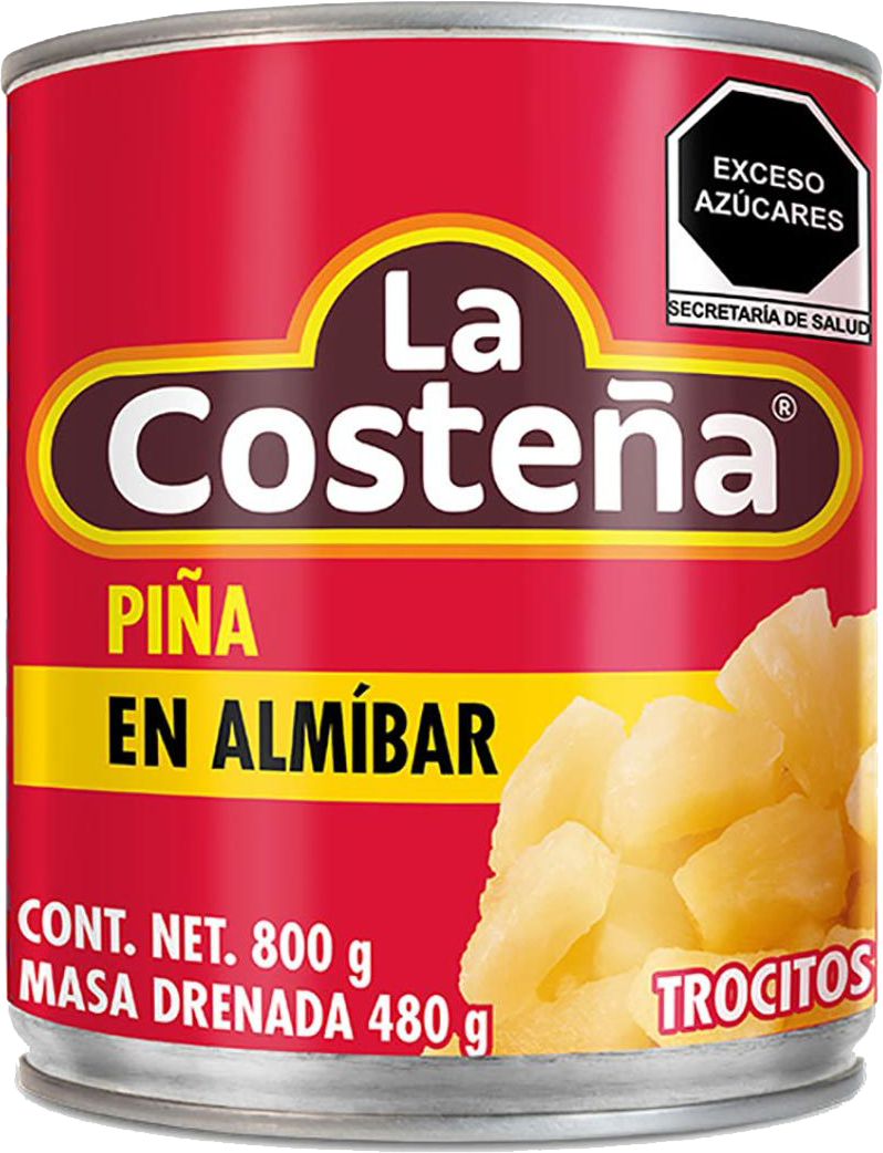 PIÑA EN TROZOS LA COSTEÑA 12/800 GR.