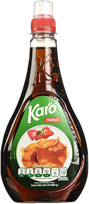 JARABE DE MAIZ KARO SAB. MAPLE 12/510 ML