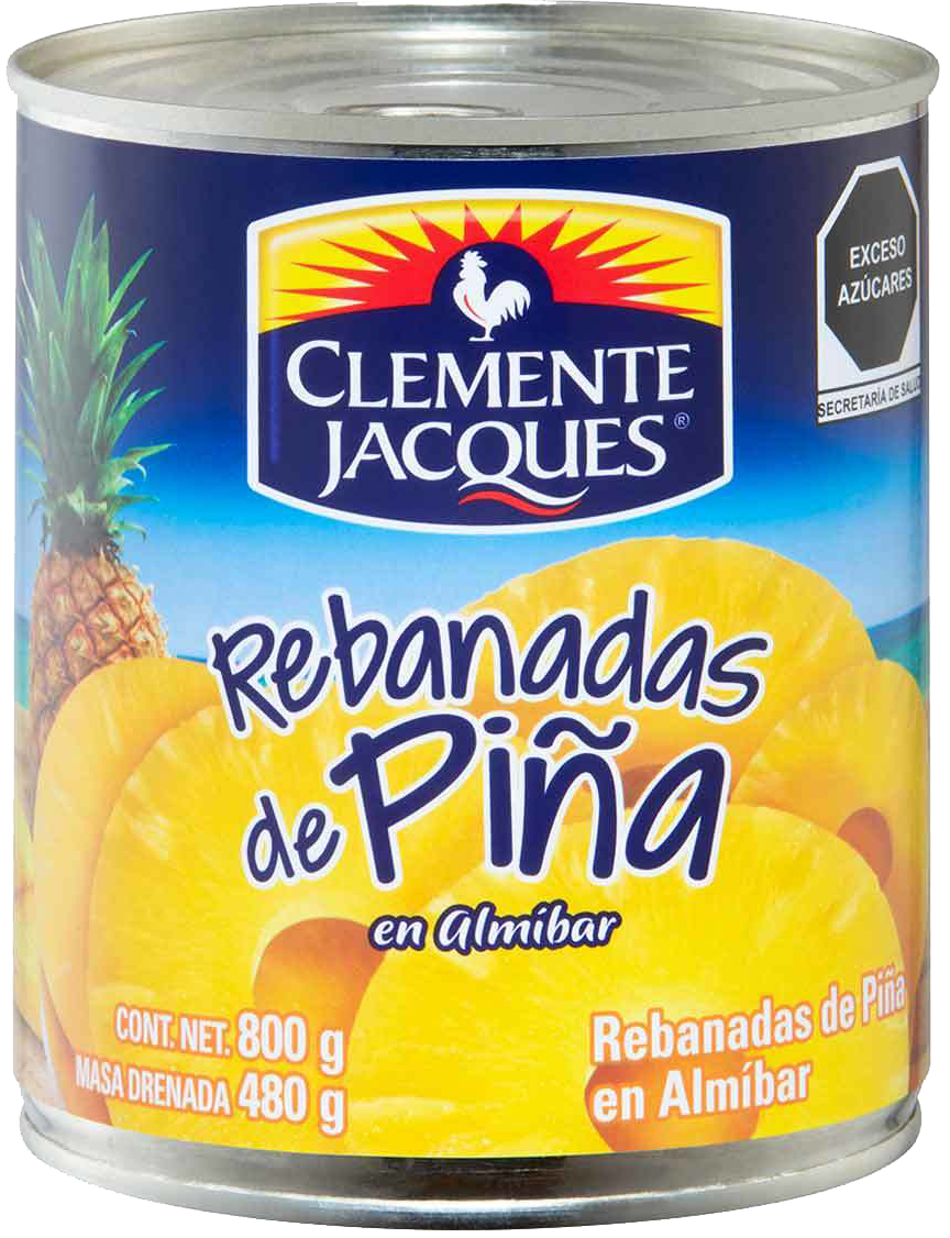 PIÑA EN REBANADAS CLEMENTE JACQUES 12/800 GR.