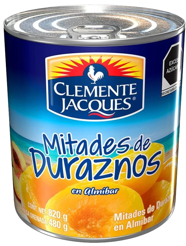 DURAZNO MITADES CLEMENTE JACQUES 12/820 GR
