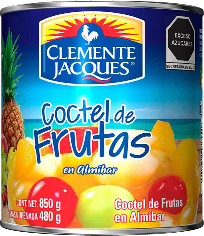 COCTEL DE FRUTAS CLEMENTE JACQUES 12/850 GR