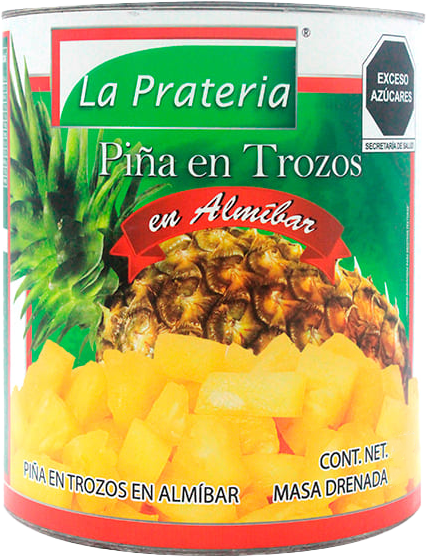 PIÑA EN TROZOS LA PRATERIA 12/850 GR