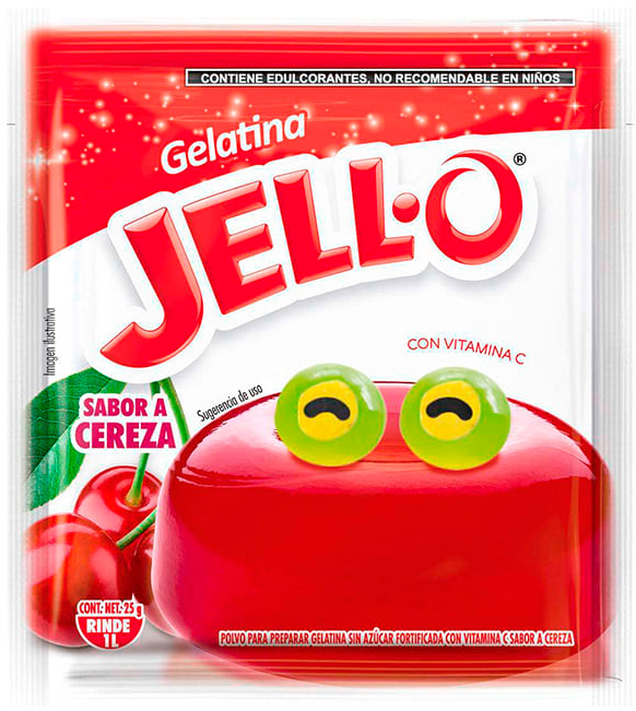GELATINA JELLO CEREZA 40/25 GR