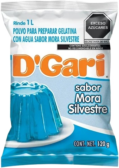 GELATINA DGARI MORA AZUL 50/120 GR