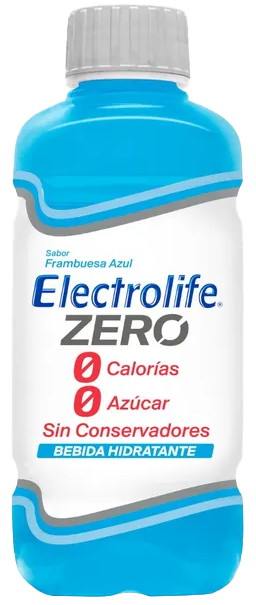 BEBIDA HIDRA. ELECTROLIFE ZERO FRAMBUESA AZUL 12/625 ML